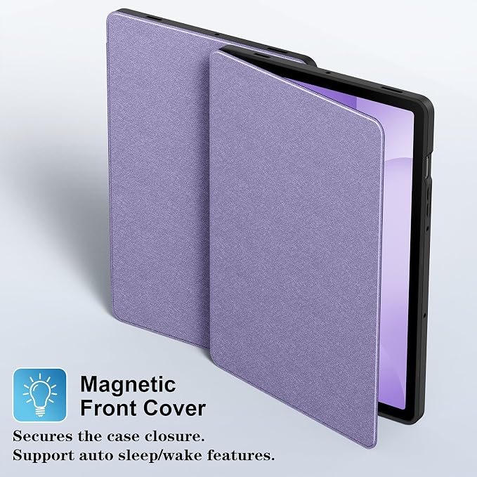 Supveco Case for Samsung Galaxy Tab S10 Fe / S10 Lite / S9 FE 10.9-Inch | Premium Folio Stand Soft TPU Protective Cover with S Pen Holder Multi-Angle Viewing &amp Auto Wake/SleepNotebook