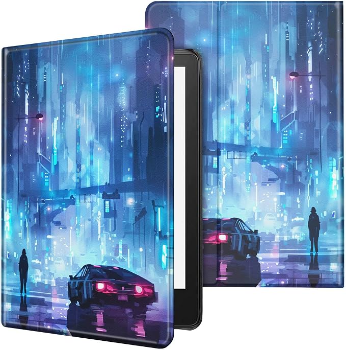 Case for All-New Kindle Paperwhite 12th Generation 7 inch 2024 &amp Kindle Colorsoft Signature Edition 2024 Lightweight Protective PU Leather Smart Stand Cover with Auto Wake Sleep - a Beautiful Gala