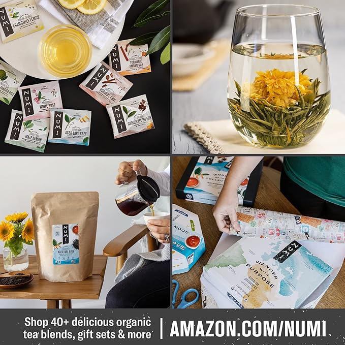 Numi Organic Yuzu Bancha Green Tea, 48 Green Tea Bags