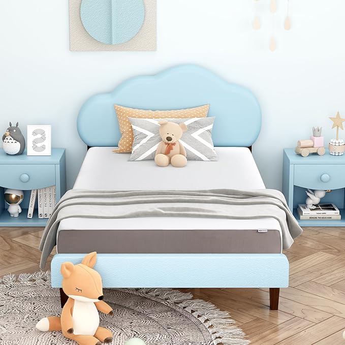 Amazon Basics Memory Foam Mattress, Soft Plush Feel, 6 Inch, Full, White/Grey