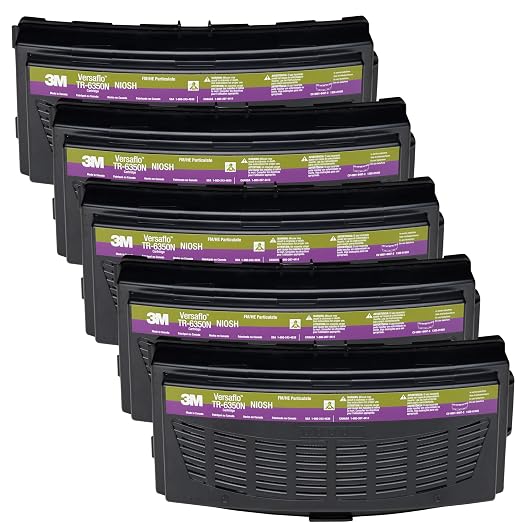 3M Versaflo Formaldehyde/HEPA Cartridge TR-6350N, NIOSH Approved,