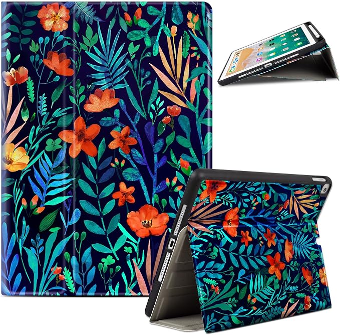 Vimorco for iPad Air 3rd Generation Case Leather iPad Pro 10.5 inch Cover | for iPad 9th/8th/7th Generation Case 10.2 Inch with Pocket&ampPencil Holder&ampHand Strap&ampMulti-Angle Animal Party