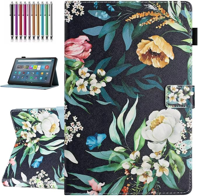 Case for Amazon Fire Max 11 Tablet (13th Generation 2023 Release) Auto Wake/Sleep Premium PU Leather Folding Stand Cover with Pen Holder &amp Multiple Viewing Angles - Beach