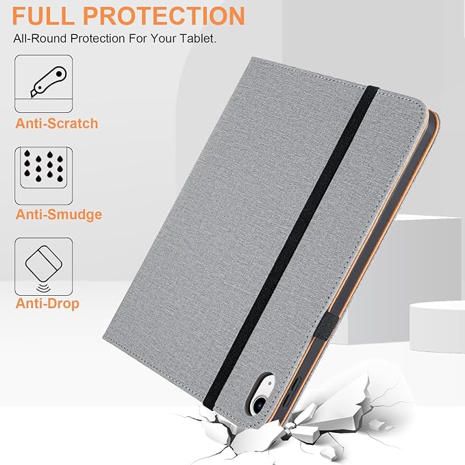 for iPad A16 Case 11 Inch 2025Cover for iPad 10th 11th Generation Case with Pencil HolderBlack