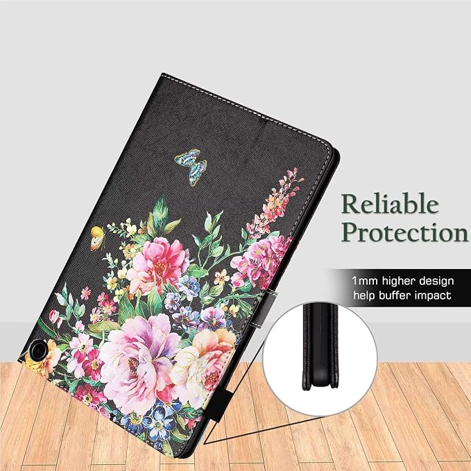 Fancity for Amazon Kindle Fire Max 11 Case 13th Generation 11 2023 Release | Soft PU &amp TPU Leather Protective Stand Cover Case for Fire Max 11 with Smart Auto Wake/Sleep Pencil Holder Beach