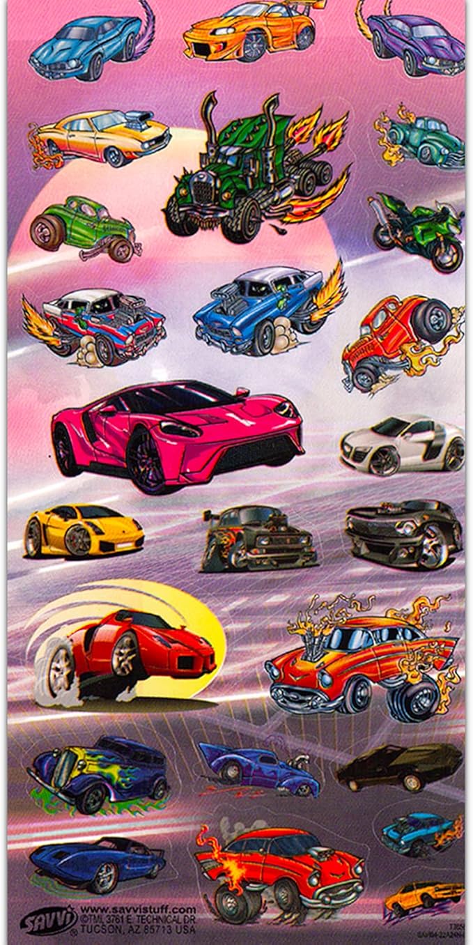 Hot Wheels Folder Set - Bundle with 4 Laminated Folders with 2 Pockets Each for Office, Classroom, Plus More | Hot Wheels Back to School Supplies