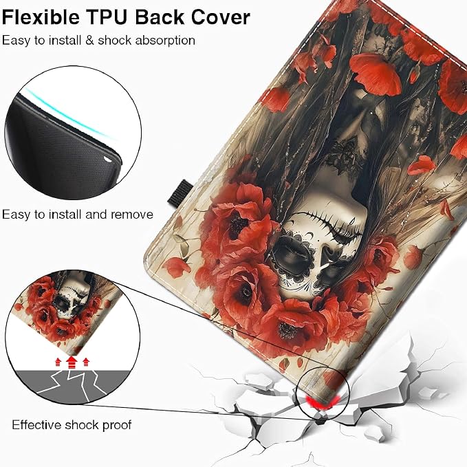 Case for Amazon Kindle Fire Max 11 Tablet (13th Generation 2023 Release) - Slim Fit Standing Cover with Auto Sleep/Wake for All-New Fire 11 Max Tablet Peach Blossom
