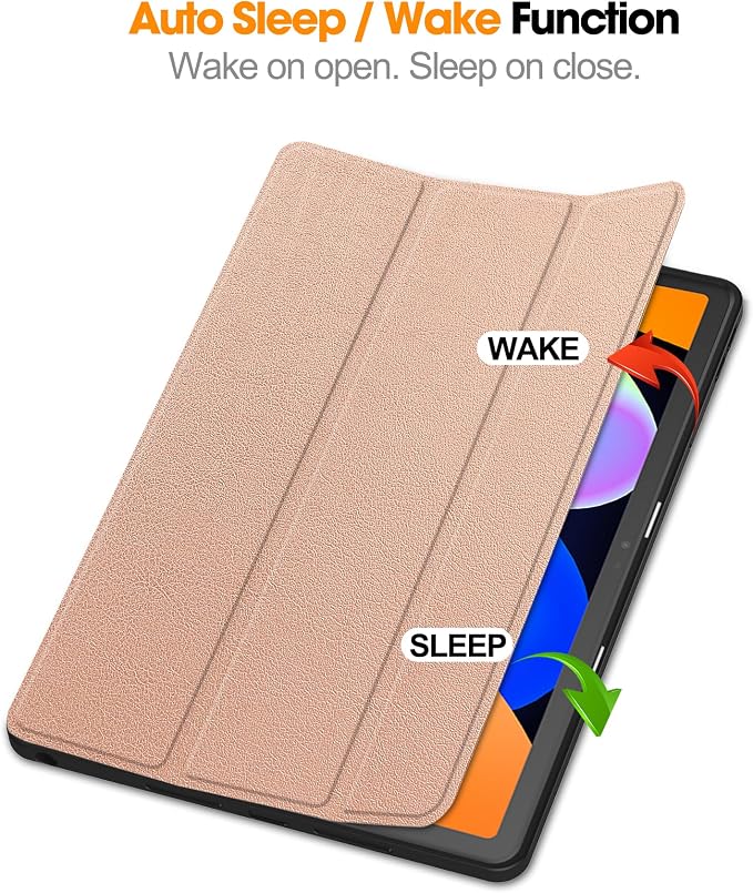 YRH for Idea Tab Pro 12.7 inch Case 2025 with Pen Holder Soft TPU Back Tablet Cover Case with Auto/Sleep (Black)