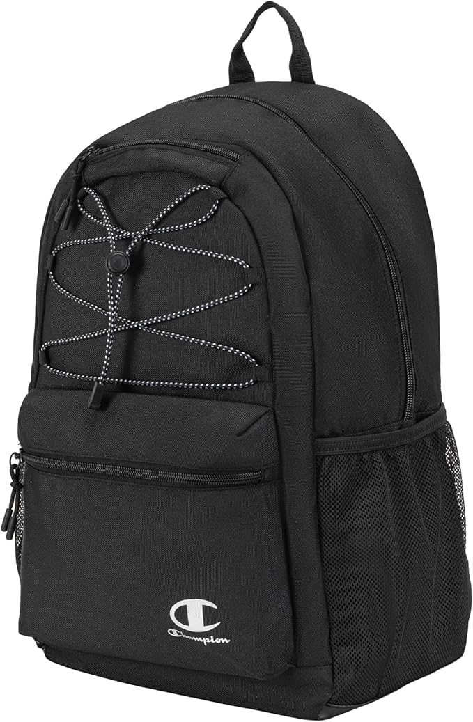 Champion Bungee Backpack, Black, OS