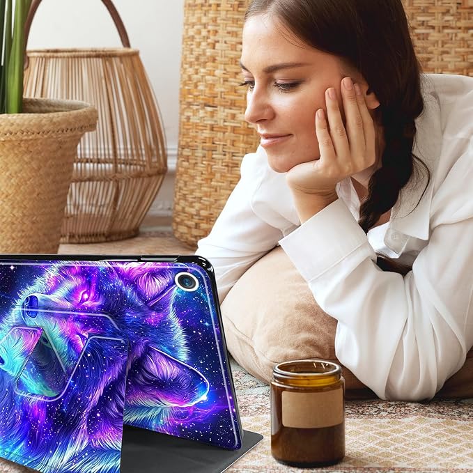 for iPad 10.2 Rotating Case 360° Protection Adjustable Kickstand Cover for iPad 10.2 (7th8th9th Generation) Shockproof Durable Lightweight PU Leather for iPad 10.2 Stand Case Basketball