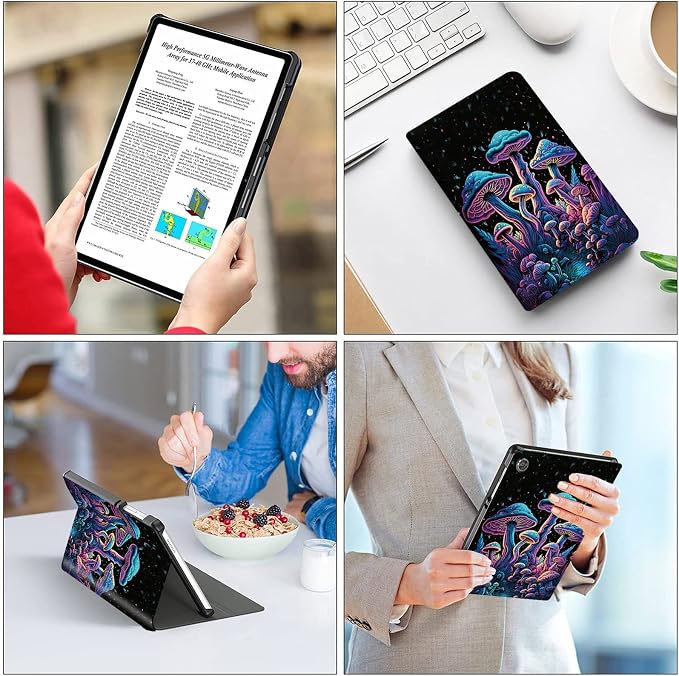 Case for Amazon Kindle Fire Max 11 Tablet (13th Gen 2023 Release) 11 PU Leather Slim Folding Adjustable Stand Smart Cover with Auto Wake/Sleep for Fire 11 Max TabletArt Skull