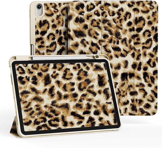 Case for iPad 11th Generation A16 Chip (2025) iPad 10th Generation Case 10.9-inch (2022) Trifold Stable Stand Protective Soft TPU Back Cover with Pencil Holder Black