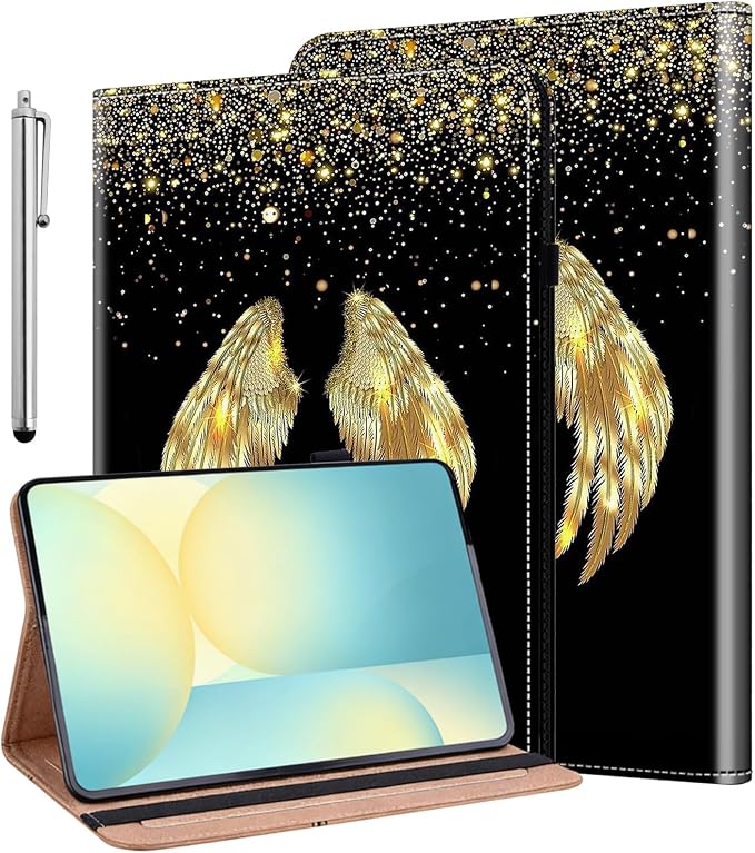 ALILANG Case for Google Pixel Tablet 11 Inch 2023 with Stylus Folio Book Style Shockproof Folding Stand Cover for Google Pixel Tablet Case -Black Horse