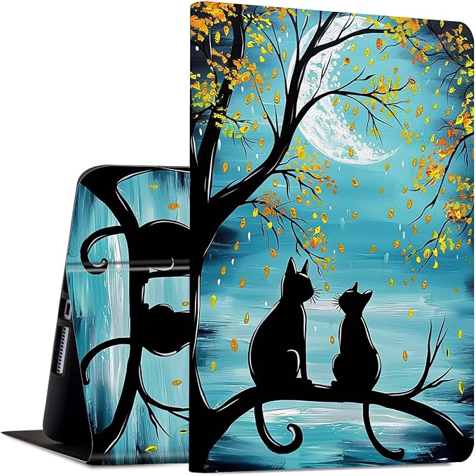 Case for iPad 9th/ 8th/ 7th Generation for iPad 10.2 inch Case 2021/2020/2019 Slim PU Leather Multiple Viewing Angles Smart Stand Shell Cover Auto Wake/Sleep for iPad 10.2Alpaca Art