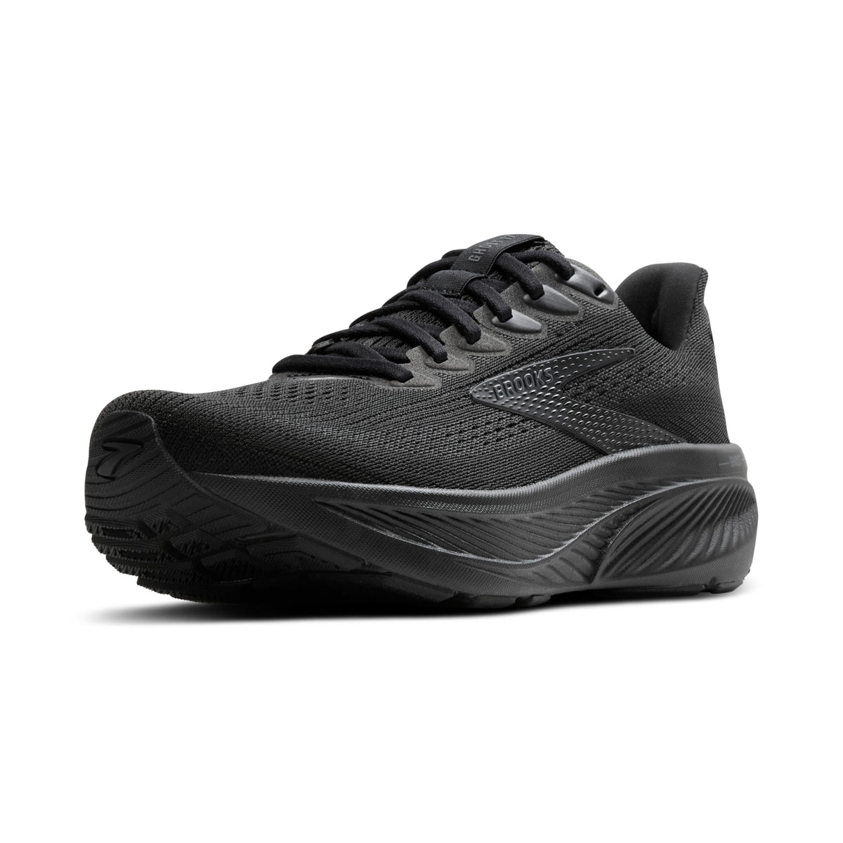 Brooks Women’s Ghost 17 Neutral Running Shoe - Black/Black/Ebony - 7.5 Wide