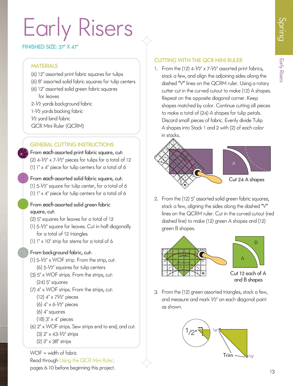 Mini Wonderful Curves: 16 Seasonal Quilt Projects Using the QCR Mini (Landauer) Patterns for Wall Hangings, Runners, & Quilts; Cut Easy & Accurate Curves with Sew Kind of Wonderful's Quick Curve Ruler