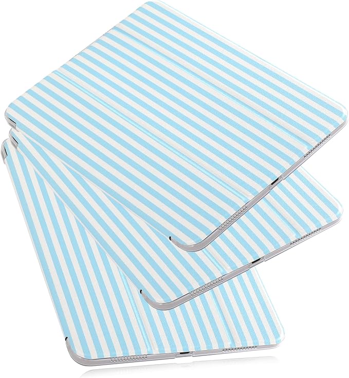 for iPad Air 11-inch M4 2026 M3 2025 M2 2024 iPad Air 5th 2022 / 4th Gen 2020 10.9-inch Slim Foldable Stand Hard PC Translucent Back Shell Smart Cover - [Auto Wake/Sleep]-Black Polka dots