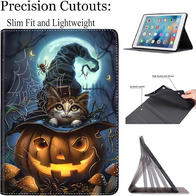 Case for New iPad (A16) 11th Generation 11 Inch 2025for iPad 10th Generation 2022 10.9 Inch Multi-Angle Stand Smart Cover Shockproof with Auto Wake/Sleep ，Starry Sky