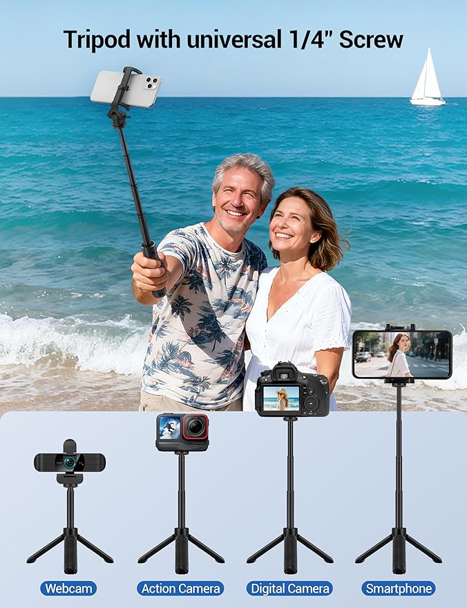 RUWBY QHD 2K Webcam with Built-in Dual Mics, Wide-Angle Lens, Privacy Cover, Tripod Stand, Autofocus PC Camera, Plug and Play for Desktop Computer or Laptop