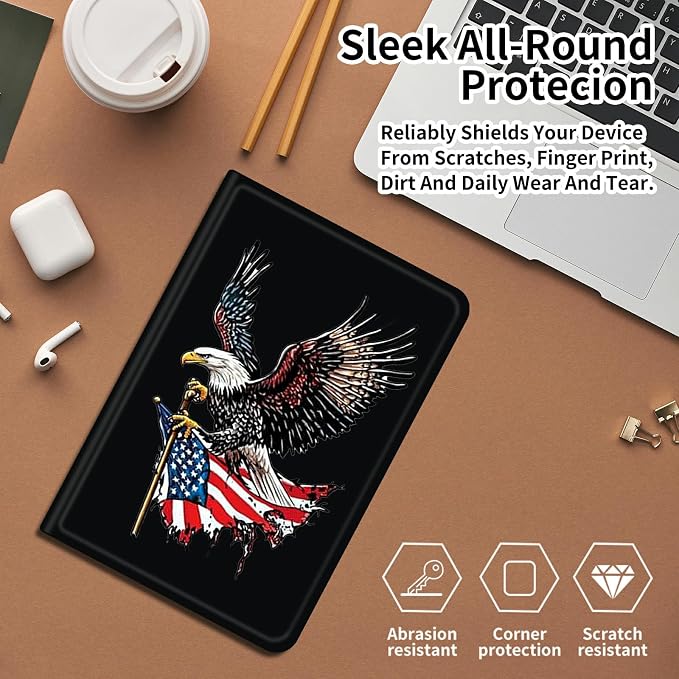 Case for Amazon Fire 7 Tablet 2019/2017 Release 9th/7th Generation PU Leather Smart Protective Cover with Auto Sleep/Wake for Fire 7 2019Beautiful Sunset
