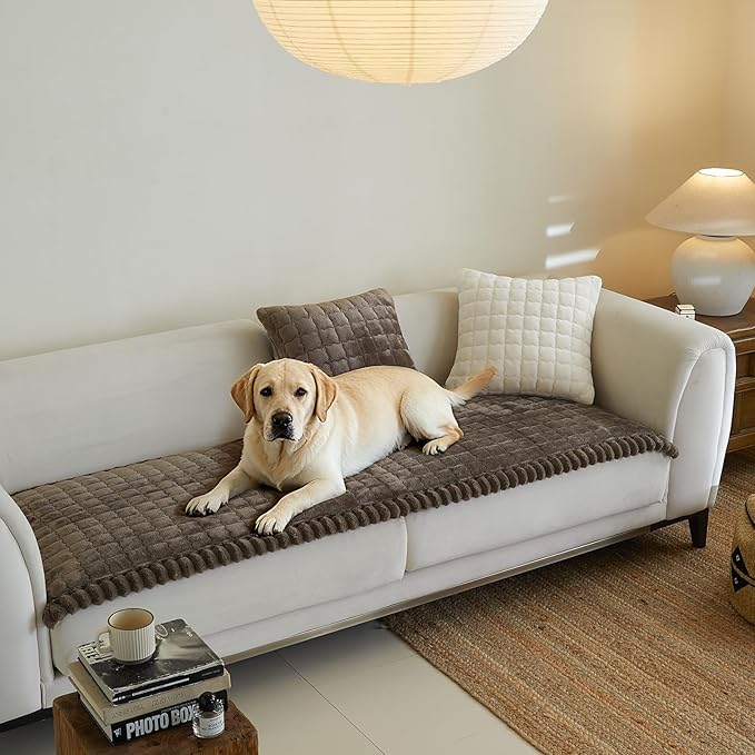 Couch Covers for 3 Cushion Couch Sofa Pet Friendly,Non-Slip Sofa Cover Washable