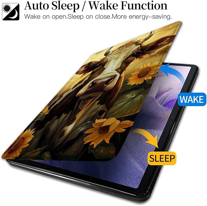 Astronaut Mushrooms Pattern Case for iPad 10.2 iPad 9th Generation 2021/ iPad 8th Generation 2020/ iPad 7th Generation 2019360 Degree Rotating Stand Protective Cover with Auto Sleep/Wake