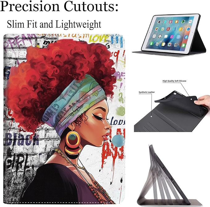 Case for ipad 10th Generation 10.9 inch 2022 iPad 10thMulti-Angle Stand Smart Protective Cover Shockproof Case Auto Sleep/Wake Smoke Flag of Mexico Flag