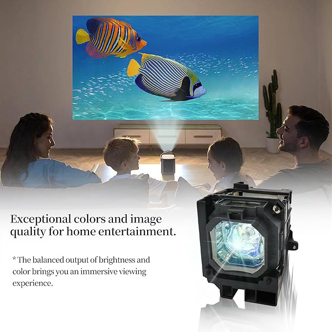 SORNEICDR NP06LP Replacement Projector Lamp Bulb Compatible with NEC NP1150 NP1200 NP1250 NP2150 NP2200 NP2250 NP3150 NP3151 NP3151W NP3250 NP3250W NP3200, with Housing