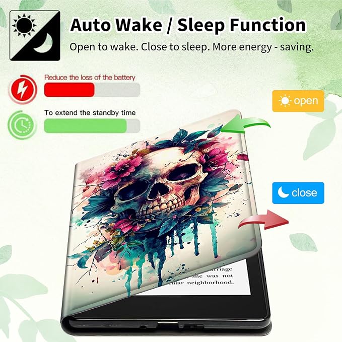 Case for 10.2 Kindle Scribe (2024/2022 Release) Slim PU Leather Lightweight Adjustable Stand Smart Shell Cover with Auto Wake/Sleep for 10.2 Amazon Kindle Scribe E-ReaderA Dog