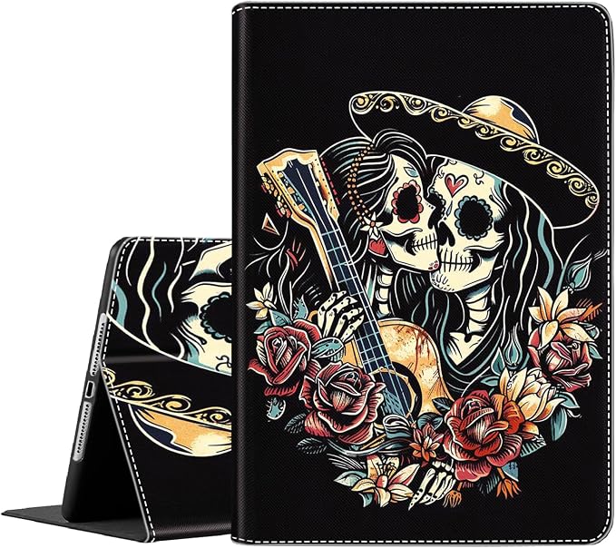 Case for iPad 9th/8th/7th Generation 2021/2020/2019 iPad 10.2 Inch Also Fit iPad Air 3th Gen 2019/iPad Pro 10.5 inch，Standing Cover with Auto Sleep/WakeCute Black Cat
