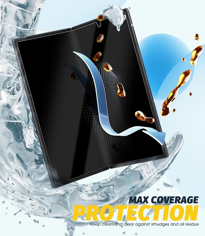 Orzero 6 in 1 Compatible for Samsung Galaxy Z TriFold 2 Pack TPU Inner Screen Protector + 2 Pack Glass Front Screen Protector + 2 Pack Glass Camera Lens Protector HD Bubble-Free Anti-Scratch