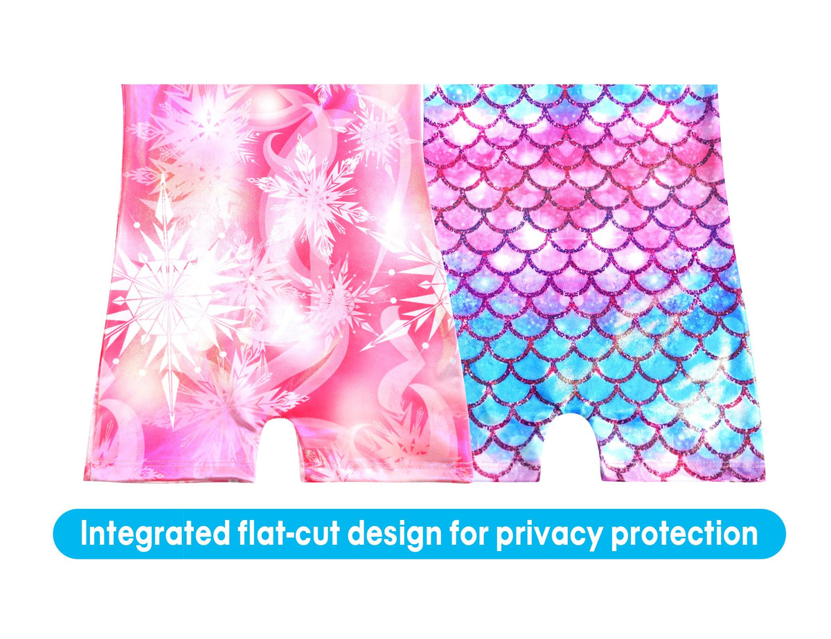 Snowheart Gymnastics Leotards for Girls Size 7-8Y Fish Scale Snowflake