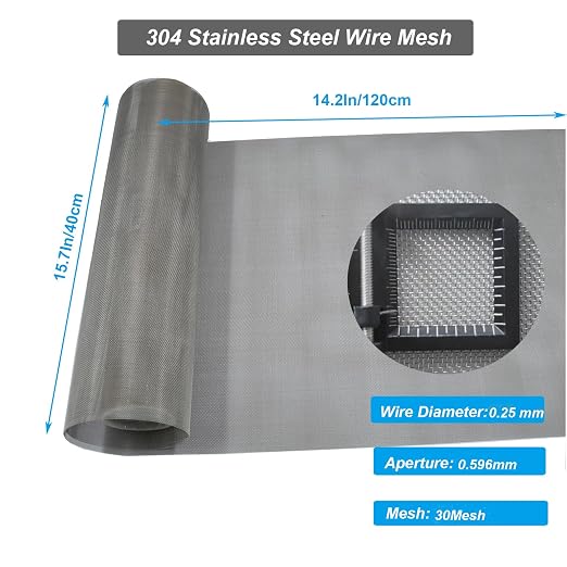 304 Stainless Steel Mesh Screen