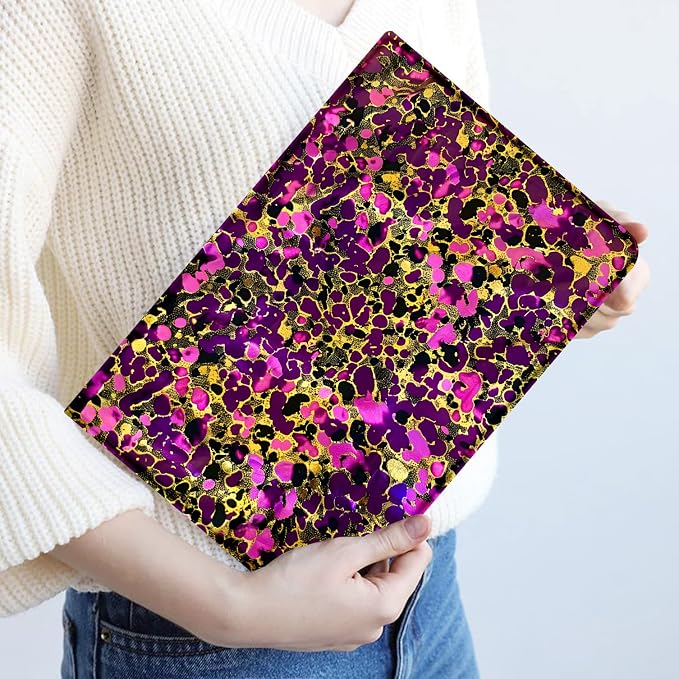 Case for Samsung Galaxy Tab A11 + Plus/A9 + Plus 11 Inch 2025/2023 Ultra-Thin Multi-Angle Protective Cover with Auto Sleep/Wake Black Cat and the Blue Flower