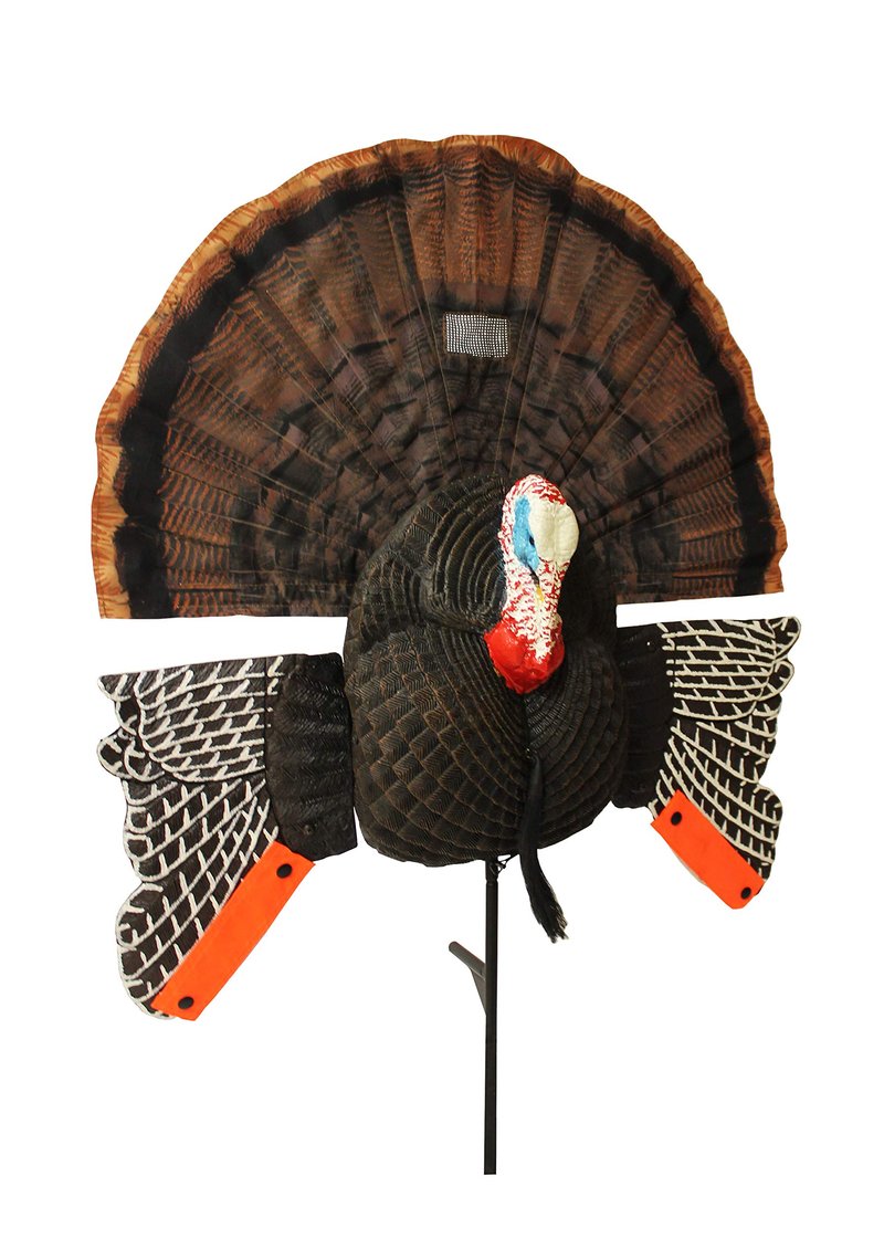 MOJO Scoot-N-Shoot MAX Tom Turkey Hunting Decoy with Realistic Fan