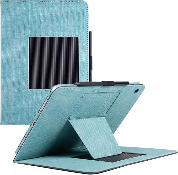 Case for Wacom MovinkPad 11 TabletDark Blue | Multiple-Angles Viewing StandPremium PU Leather Protective Cover with Pen Holder Loop