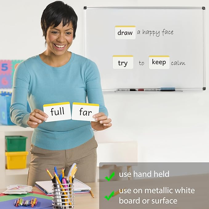 3rd Grade Sight Words Magnetic Flash Cards(Third Grade) - 41 Sturdy Large Dolch Cards for Literacy of Beginning Readers, Homeschool, Teachers and ESL