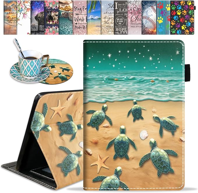 Case for Amazon Fire HD 10 Tablet (9th/7th Gen 2019/2017 Release) Premium PU Leather Cover with Auto Sleep Wake Feature Folio Case for Fire 10.1 Tablet Bible Verse Jeremiah 29:11