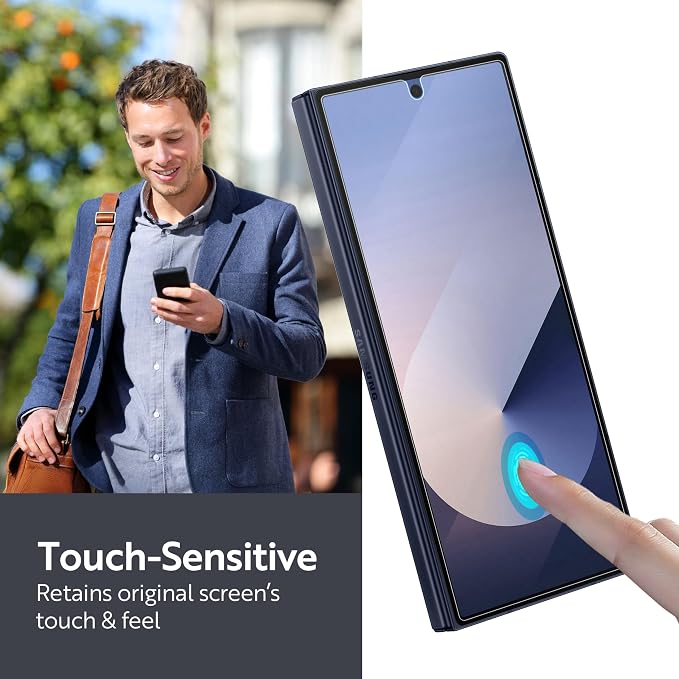 ArmorSuit 2+2 Pack for Samsung Galaxy Z Fold 6 Screen Protector Case Friendly MilitaryShield HD Clear Film - Made in USA
