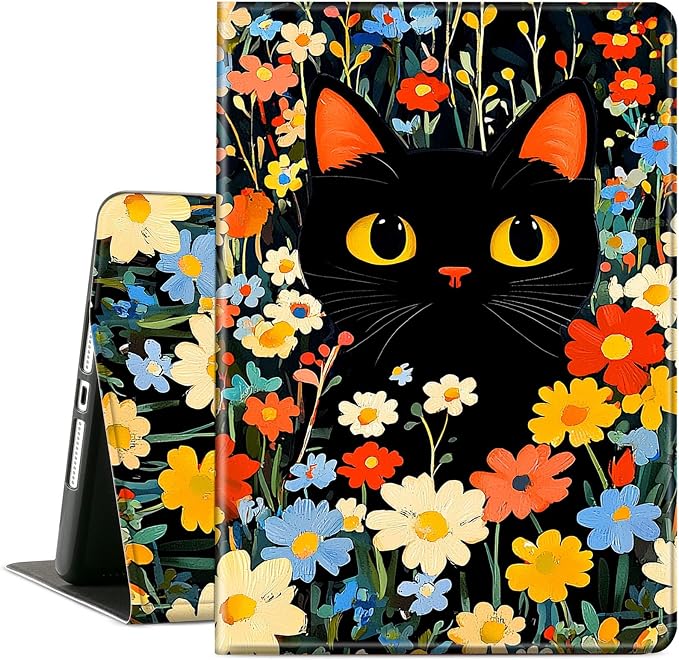 Case for Microsoft Surface Pro 11/10 / 9 13 InchPU Leather Cute Slim Folio Adjustable Stand Cover Case for Surface Pro 11th Edition AIAutumn Red Forest