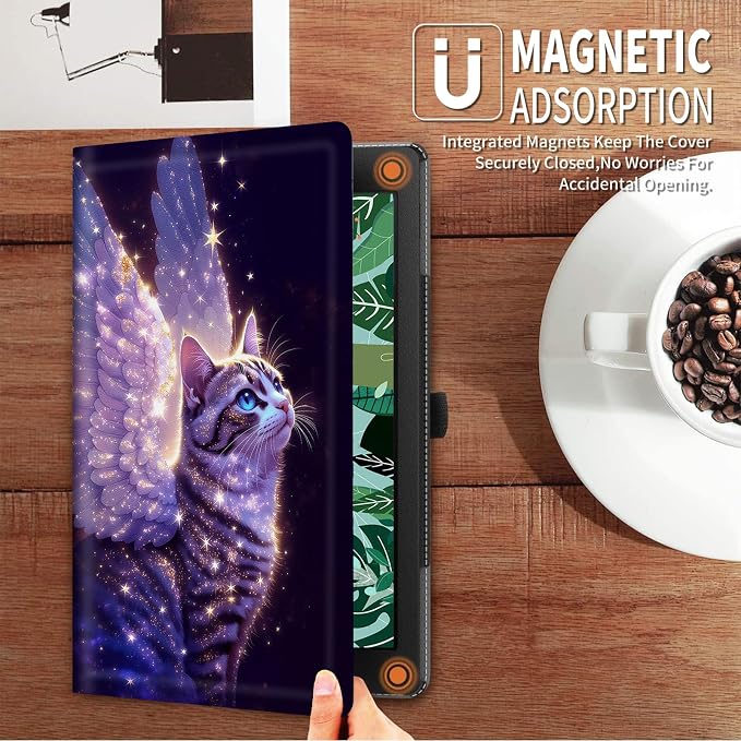 Case for iPad (A16) 11th Generation 11 Inch (2025) for iPad 10th Generation Case 10.9 Inch (2022)Slim Shockproof Shell PU Leather Stand Cover w/Auto Sleep Wake-American Eagle Rebirth of Fire