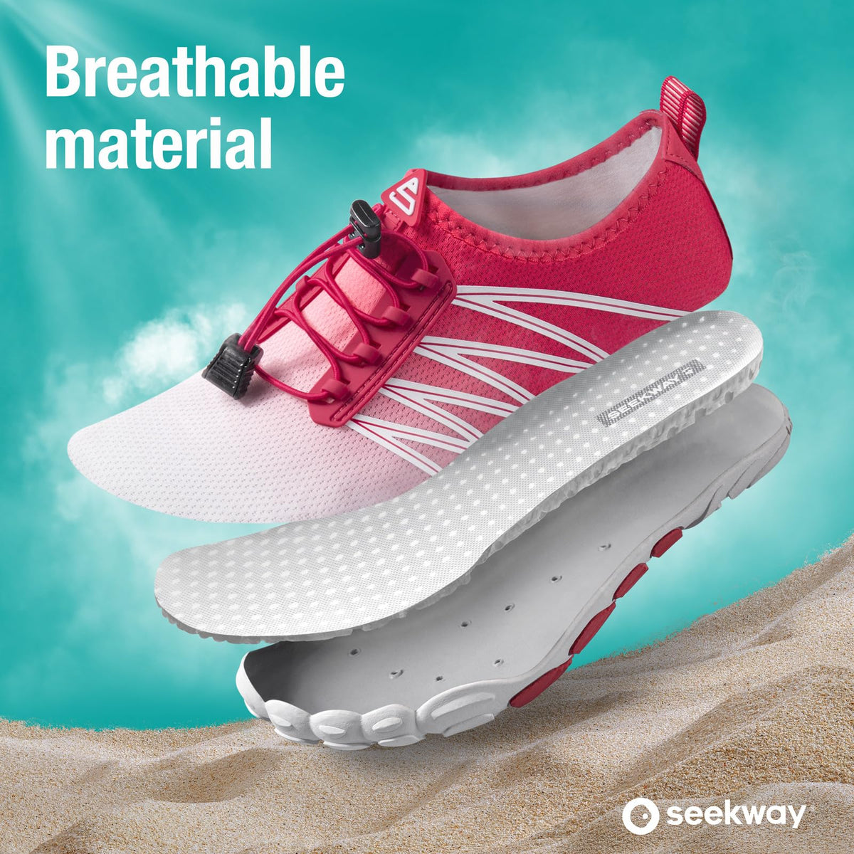 SEEKWAY Water Shoes Men Women Adult Quick-Dry Aqua Sock Barefoot for Beach Swim River Pool Lake Hiking Kayaking Surfing