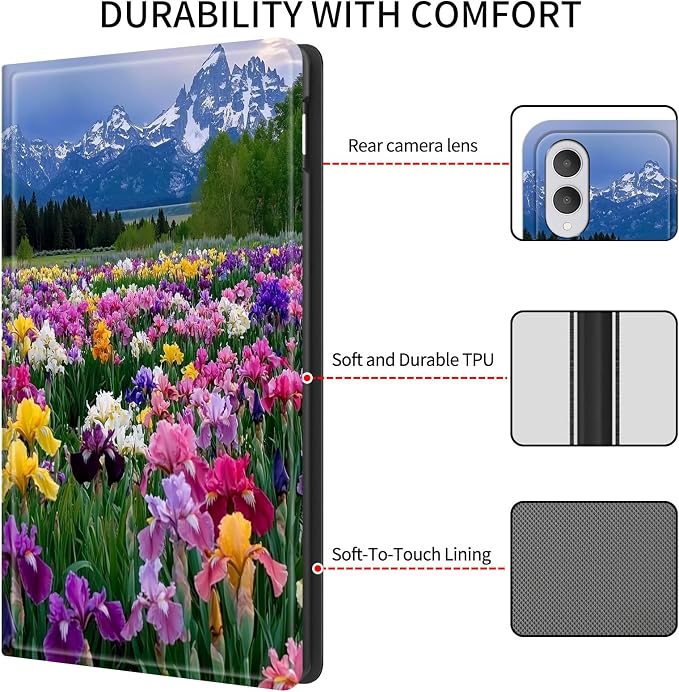 Case for iPad (A16) 11th Generation 11 Inch (2025)/ iPad 10th Generation 10.9 inch 2022Slim PU Leather Smart Cases Covers with Auto Wake/Sleep-Beast Roared