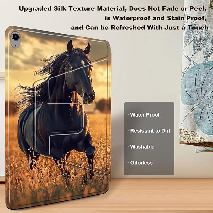 for iPad 10.2 Rotating Case 360° Protection Adjustable Kickstand Cover for iPad 10.2 (7th8th9th Generation) Shockproof Durable Lightweight PU Leather for iPad 10.2 Stand Case Basketball