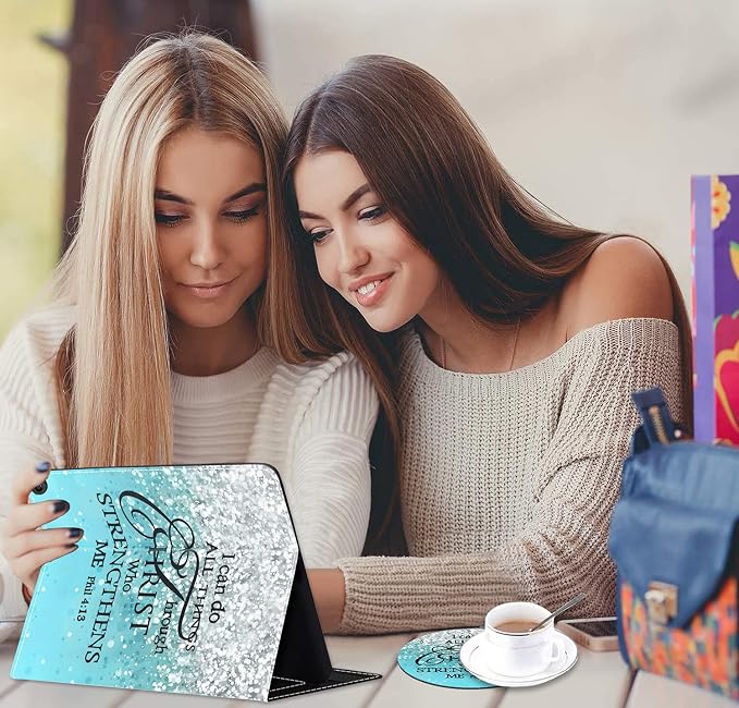 Case for All-New Amazon Kindle Fire HD 8/Fire HD 8 Plus Tablet (12th/10th Generation 2022/2020 Release) - Premium PU Leather Cover with Auto Sleep Wake Bible Verse Jeremiah 29:11