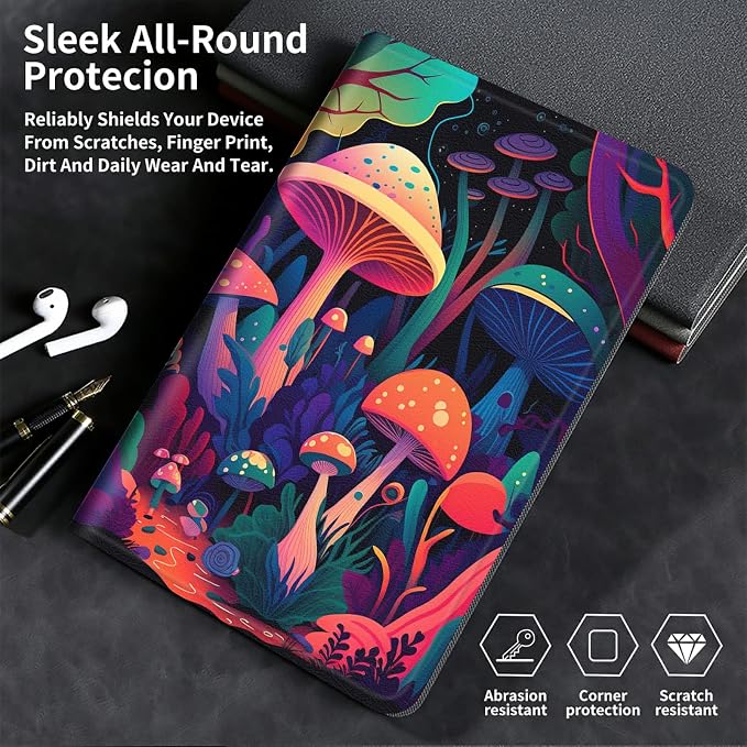 for Samsung Galaxy Tab A8 Case for Samsung Galaxy Tab A8 10.5 Case 2022 Lightweight Smart Cover PU Leather Adjustable Stand Protective Cover with Auto Wake/Sleep - Art Butterfly