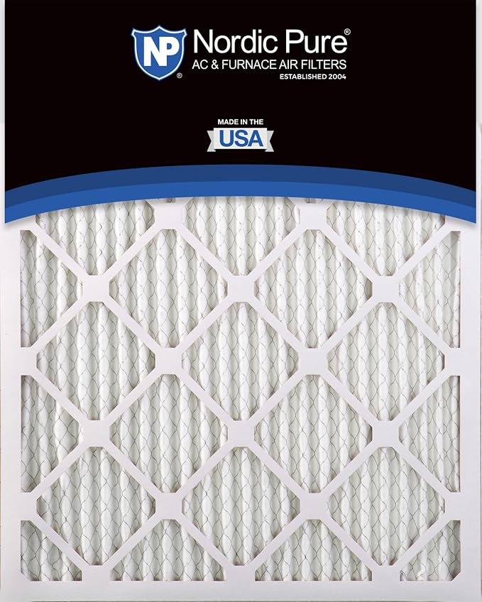 Nordic Pure 16x30x1 Pleated MERV 14 Air Filters 6 Pack