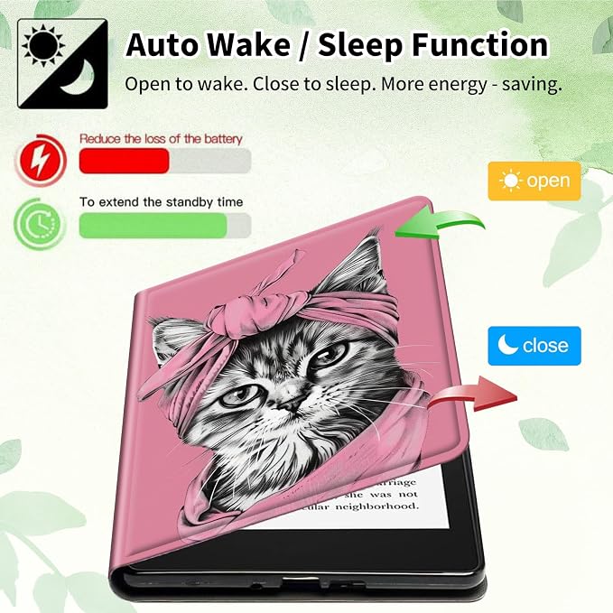 Case for 10.2 Kindle Scribe (2024/2022 Release) Slim PU Leather Lightweight Adjustable Stand Smart Shell Cover with Auto Wake/Sleep for 10.2 Amazon Kindle Scribe E-ReaderA Dog