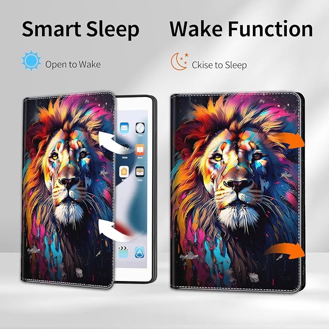 Case for iPad 10.2/10.5，iPad 9th/8th/7th Gen，for iPad 10.2 inch 2021/2020/2019/iPad Air 3rd Gen/Pro 10.5 - Slim Fit Standing Cover with Auto Sleep/Wake，Enchanted Forest 2