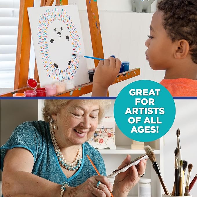 Horizon Group USA Painting Panel Stretched Canvas, 11" x 14", Pack of 8